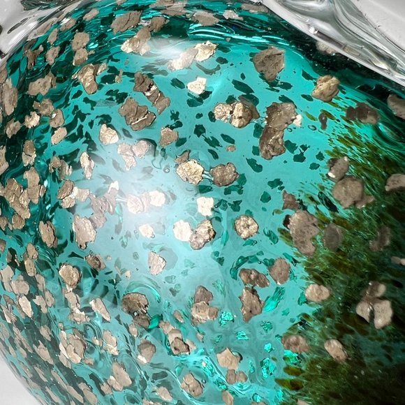 Kissing Fish Figurine Paperweight Art Glass Multicolor Decorative - Picture 9 of 12